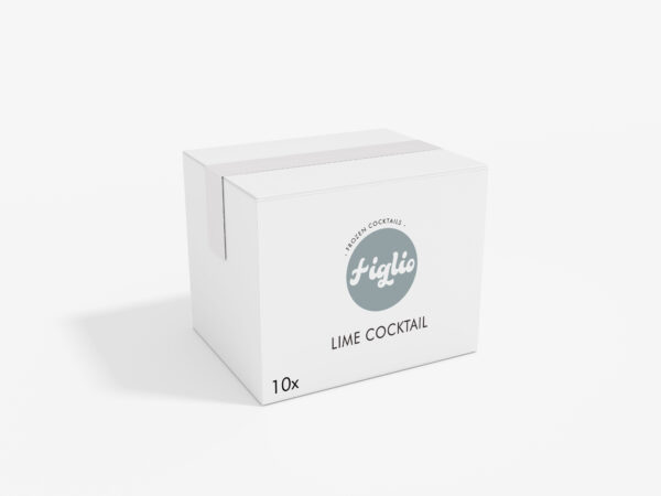 Una caja con el logo de Figlio y el sabor "Lime Cocktail" en letras destacadas.